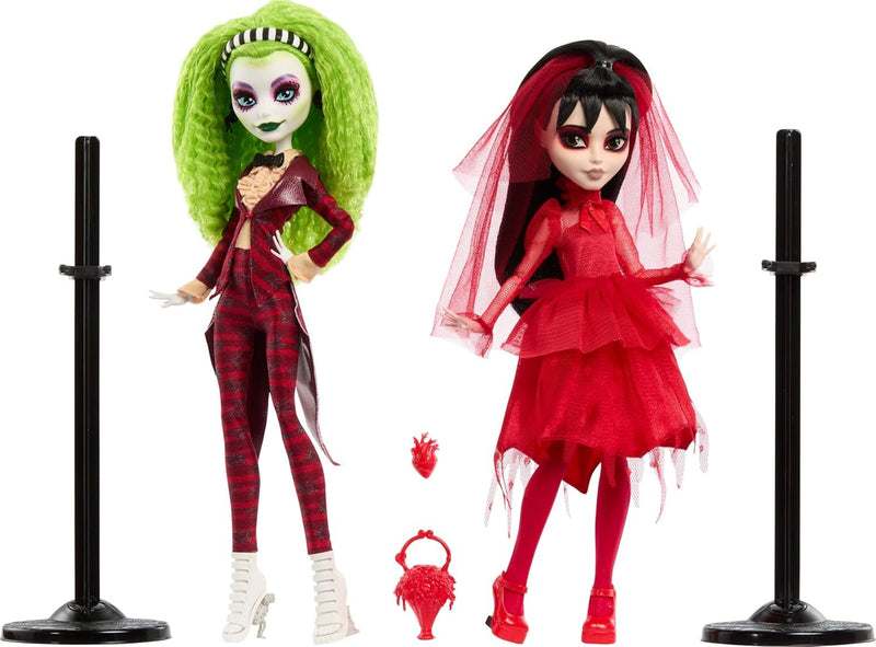Monster High: Skullector Beetlejuice Lydia and Betelgeuse Collector Limited Edition Set HYV96 Toys & Games Mattel