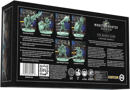 Monster Hunter World: The Board Game - Hunter's Arsenal Expansion [Board Game, 1 -4 Players] Board Game Steamforged Games