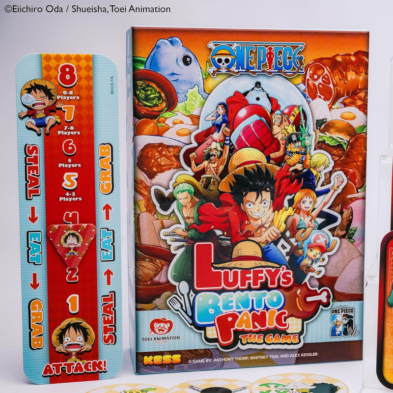 One Piece: Luffy's Bento Panic [Board Game, 3-9 Players] Board Game Kess