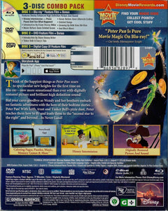 Peter Pan Three-Disc Diamond Edition: Blu-ray/DVD [Blu Ray] Blu-Ray Movie Disney