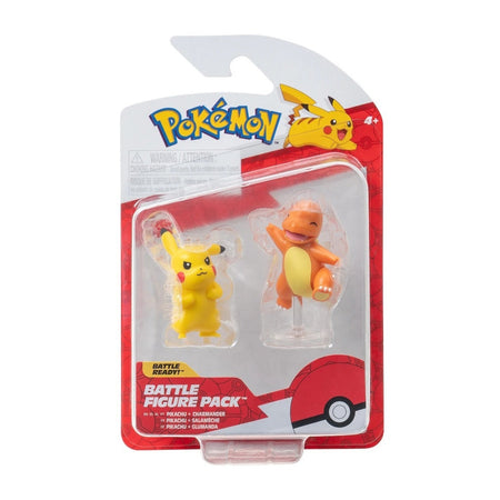 Pokemon Battle Figure Pack: Charmander and Pikachu Toys & Games Jazwares