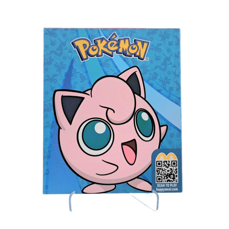 Pokemon x McDonald's Happy Meal Toy 2025 - Jigglypuff Sticker Activity Sheet and Booster Pack Card Game Pokemon