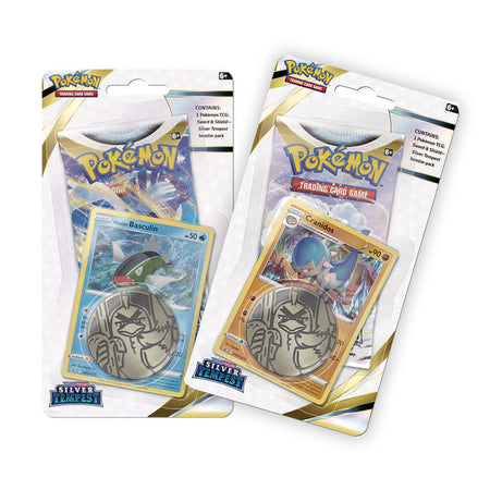 Pokemon TCG: Silver Tempest - Checklane Blister Pack Duo [Cranidos and Basculin] Card Game Pokemon