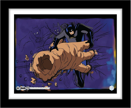 Pop Art: Batman: The Animated Series Animation Cel Scene - Batman Feat of Clay Memorabilia DC Collectibles