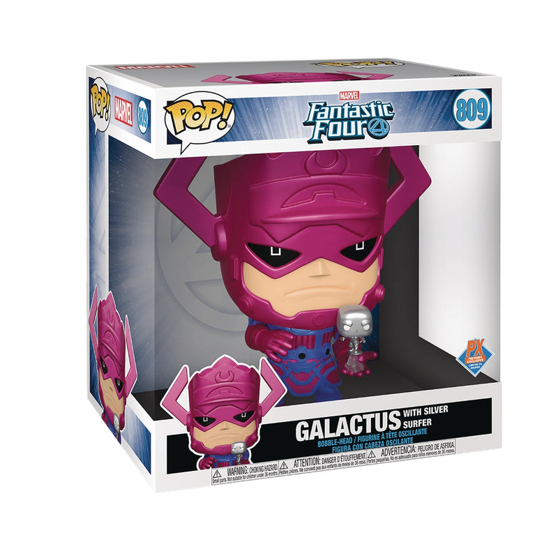Pop! Jumbo Marvel Galactus - Metallic Version - 10" Bobble Head Toys & Games Funko