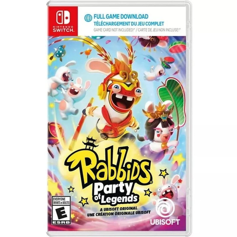 Rabbids: Party of Legends- Code in Box [Nintendo Switch] Nintendo Switch Video Game Ubisoft