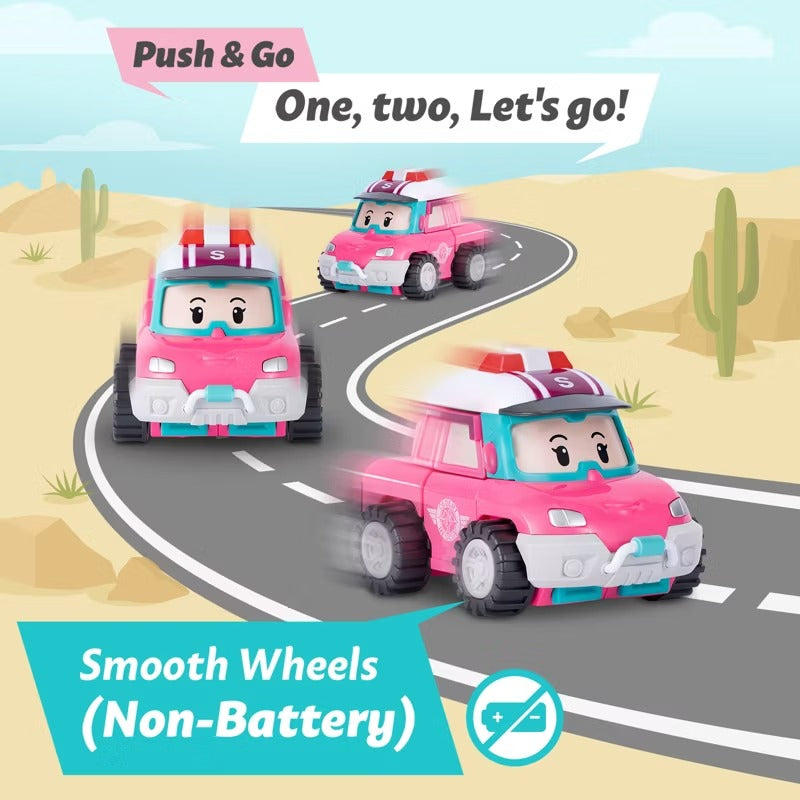 Robocar Poli: Play and Fun Die Cast Car - [Sandy] Toys & Games ROI Visual