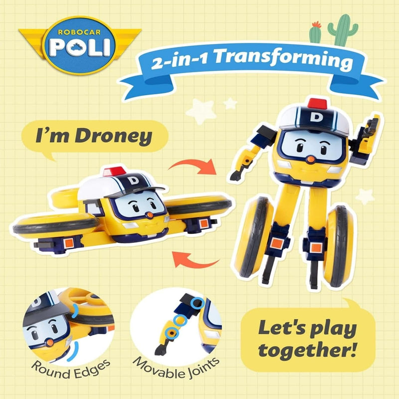 Robocar Poli: Transforming Robot - [Droney] Toys & Games ROI Visual
