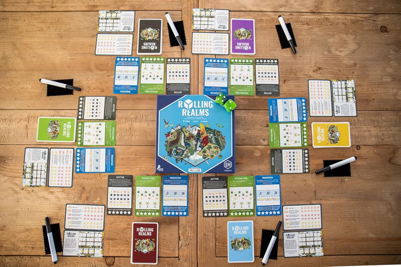 Rolling Realms [Board Game, 1-6 Players] Board Game Stonemaier Games