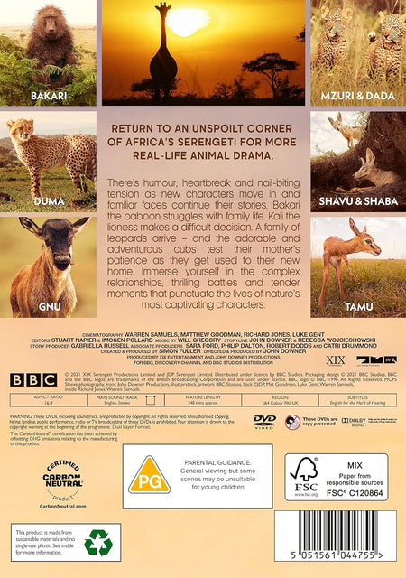 Serengeti II [DVD] DVD Box Set / Series BBC