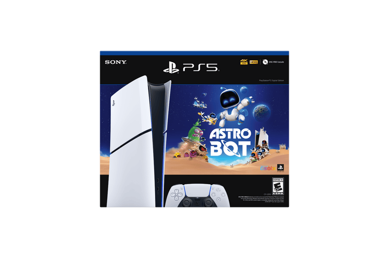 PlayStation 5 Slim: Astro Bot Bundle - Disc Free Digital Console System PlayStation 5 Hardware Sony