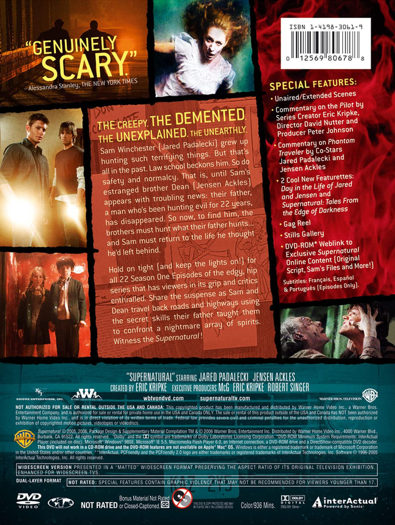 Supernatural: Season One [DVD] DVDs & Blu-Rays Warner Bros.