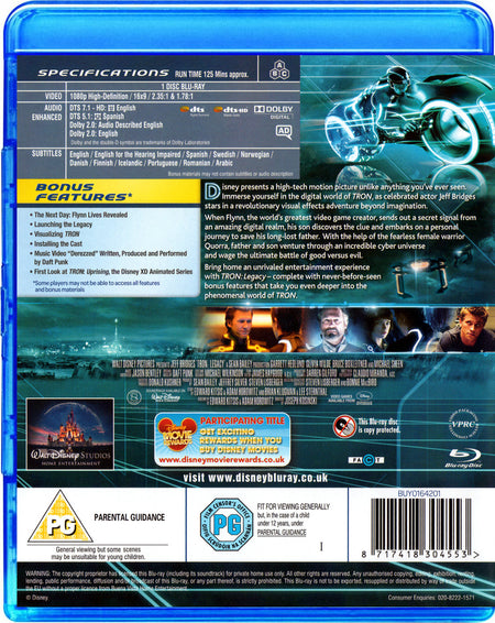 TRON Legacy [Blu-Ray] Blu-Ray Movie Disney