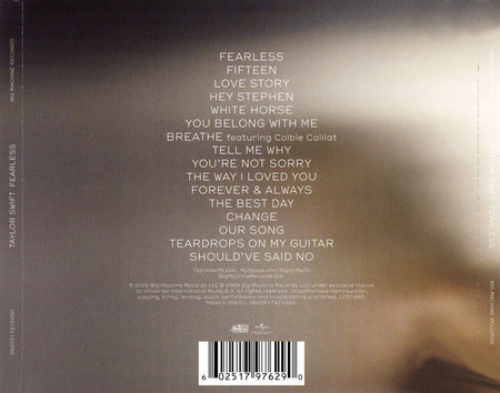 Taylor Swift - Fearless [Audio CD] Music (CD) Universal Pictures