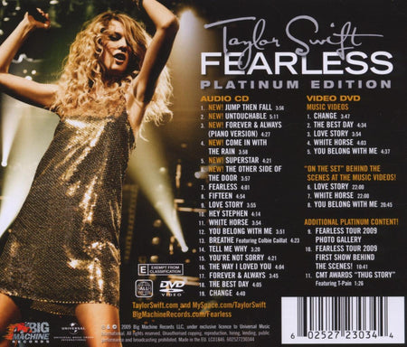 Taylor Swift - Fearless - Platinum Edition [Audio CD] Music (CD) Universal Pictures