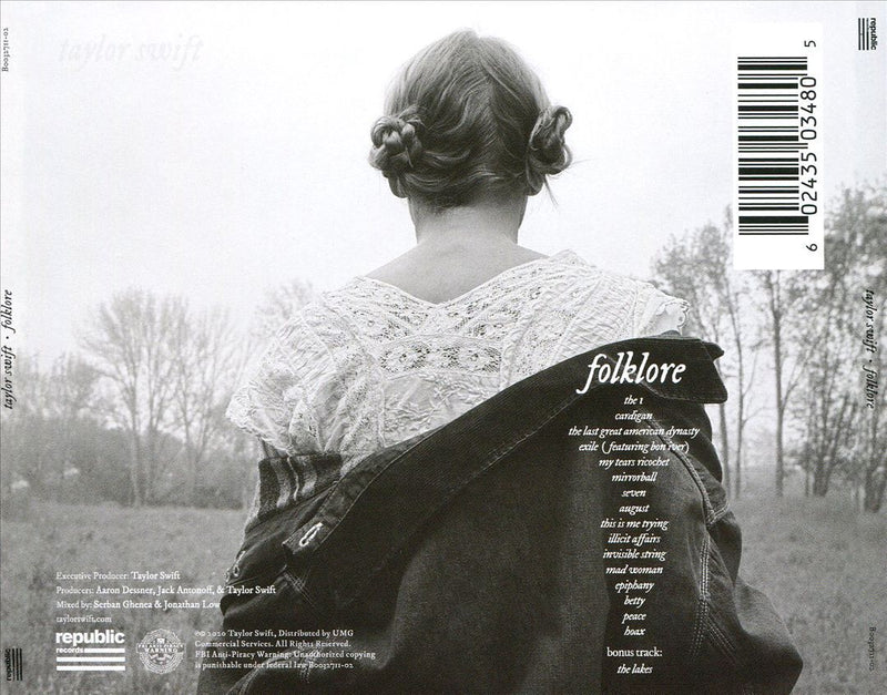 Taylor Swift: Folklore [Audio CD] Music (CD) Republic Records
