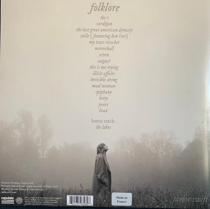 Taylor Swift: Folklore Target Exclusive Red LP [Audio Vinyl] Audio CD/Vinyl Republic Records