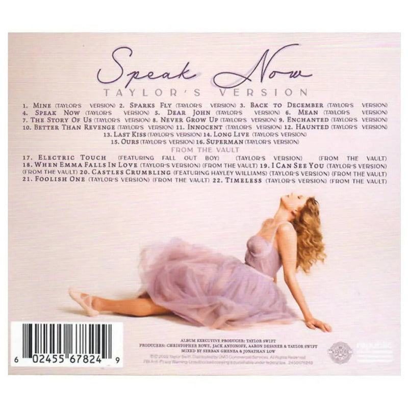 Taylor Swift: Speak Now - Taylor's Version [Audio CD] Music (CD) Republic Records
