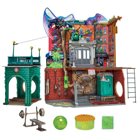 Teenage Mutant Ninja Turtles: Mutant Mayhem Sewer Lair Playset Toys & Games Playmates