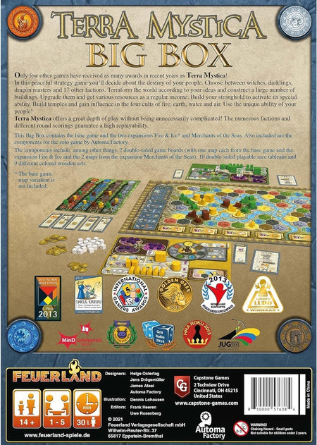 Terra Mystica: Big Box [Board Game, 2 - 5 Players] Board Game Capstone Games