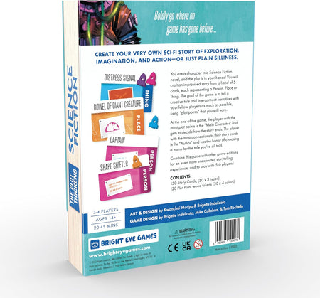 The Plot Thickens: Science Fiction [Board Game, 2 - 4 Players] Board Game Bright Eyes Games