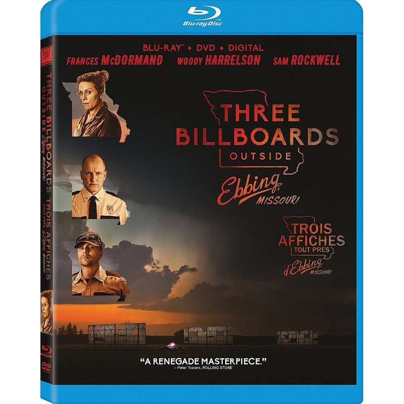 Three Billboards Outside Ebbing, Missouri [Blu-ray + DVD] Blu-Ray Movie Paramount Pictures