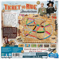 Ticket to Ride Express: Amsterdam [Board Game, 2 - 4 Players] Board Game Days of Wonder