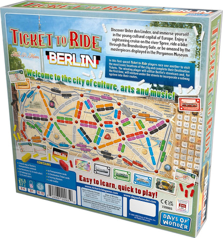 Ticket to Ride Express: Berlin [Board Game, 2 - 4 Players] Board Game Days of Wonder