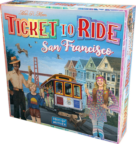 Ticket to Ride Express: San Francisco [Board Game, 2 - 4 Players] Board Game Days of Wonder