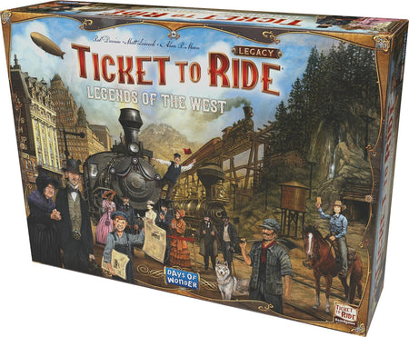 Ticket to Ride Legacy: Legends of the West [Board Game, 2 - 4 Players] Board Game Days of Wonder