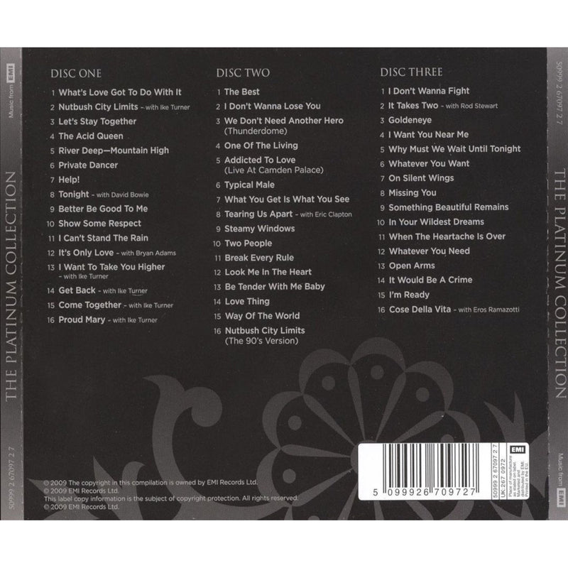 Tina Turner: The Platinum Edition - 3 Music CD [Audio CD] Music (CD) Warner Bros.