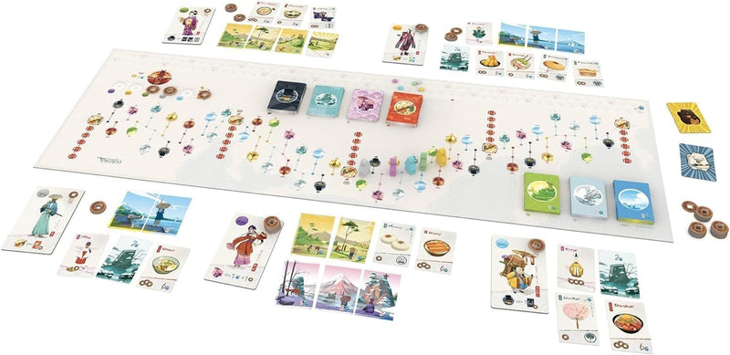 Tokaido - Stonemaier Edition [Board Game, 1-5 Players] Board Game Stonemaier Games