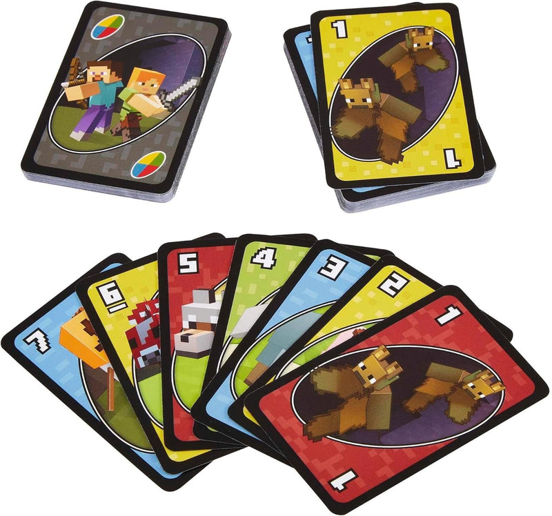 UNO: Minecraft Toys & Games Mattel