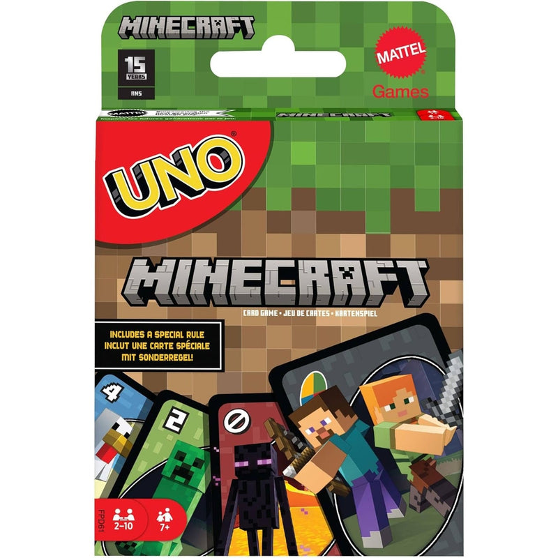 UNO: Minecraft Toys & Games Mattel