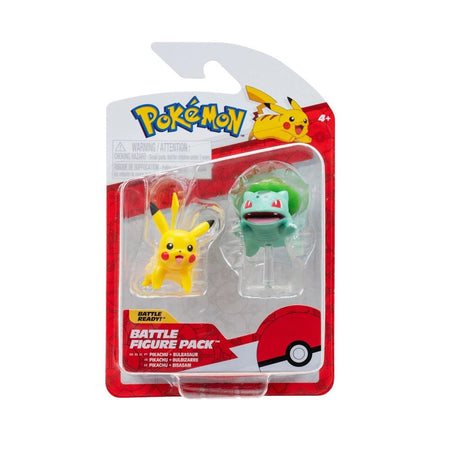 Pokemon Battle Figure Pack: Bulbasaur and Pikachu Toys & Games Jazwares
