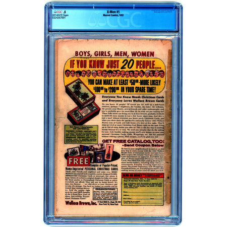 X-Men: #1 [Jack Kirby CGC 0.5] 1963 Comics Marvel Comics