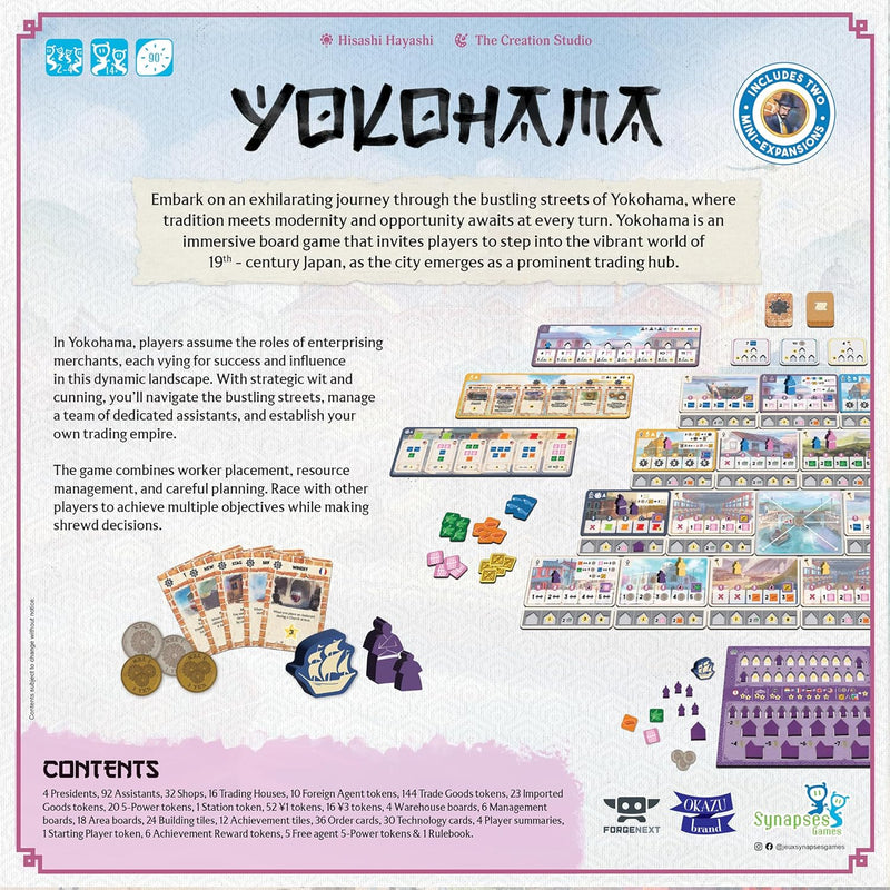 Yokohama [Board Game, 2 - 4 Players] Board Game Asmodee