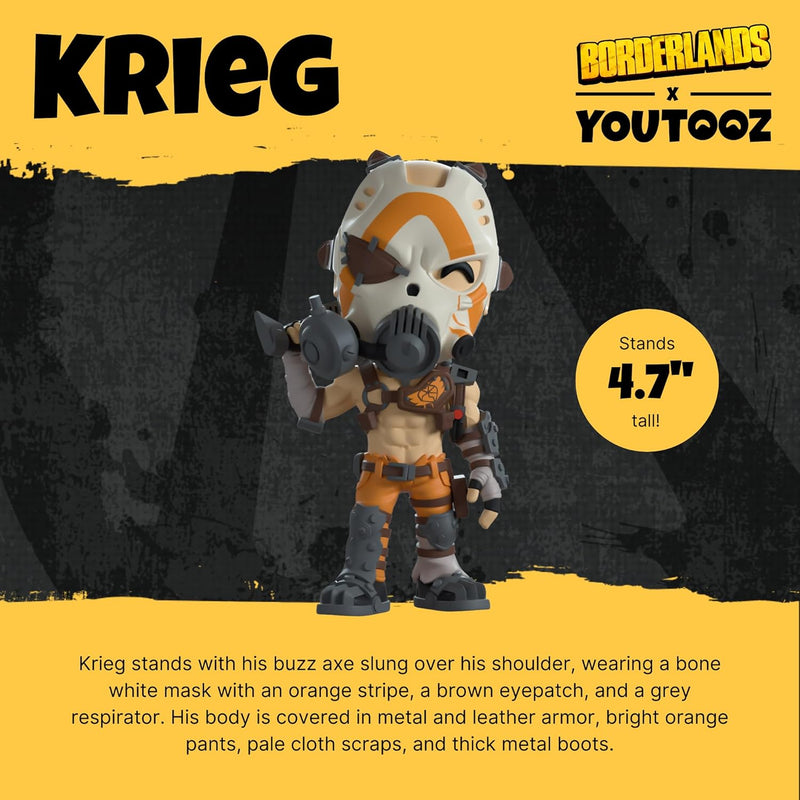 Youtooz: Borderlands Collection [Krieg Vinyl Figure #3] Toys & Games Youtooz