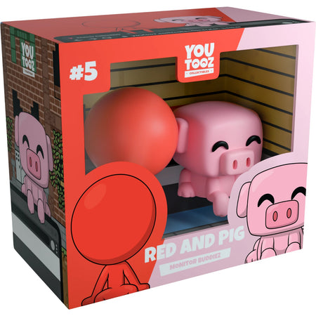 Youtooz: Monitor Buddiez Collection - Alan Becker [Red and Pig #5] Toys & Games Youtooz