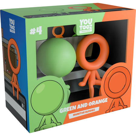 Youtooz: Alan Becker Collection - Monitor Buddiez [Green and Orange #4] Toys & Games Youtooz