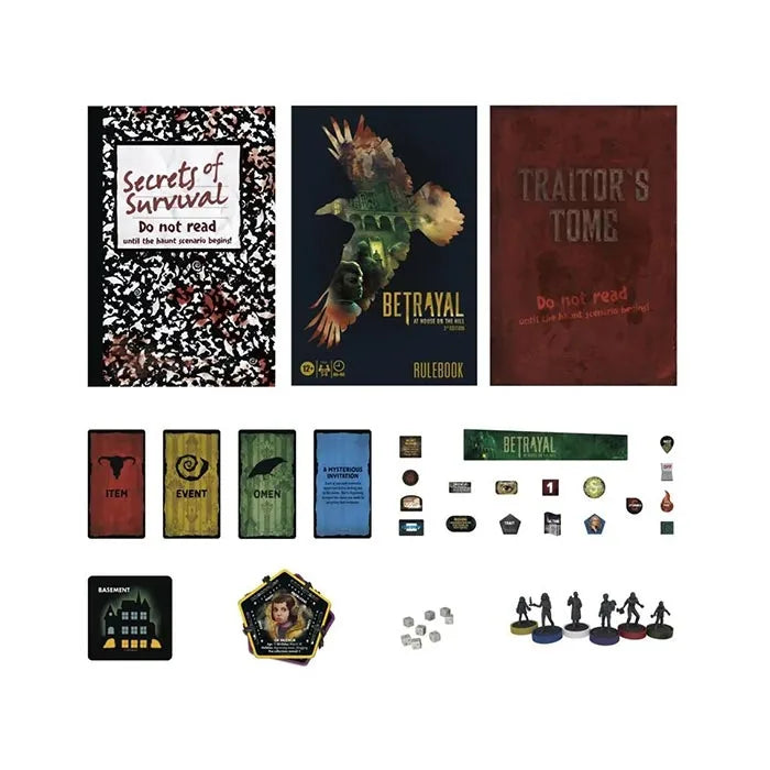 Betrayal at House on the Hill 3rd Edition [Board Game, 3-6 Players] Board Game Hasbro