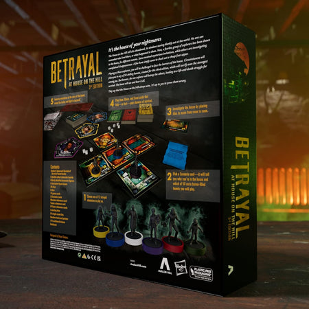 Betrayal at House on the Hill 3rd Edition [Board Game, 3-6 Players] Board Game Hasbro
