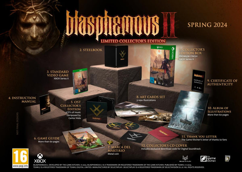Blasphemous 2 - Limited Collector's Edition [Xbox Series X] Xbox Series X Video Game Selecta Play