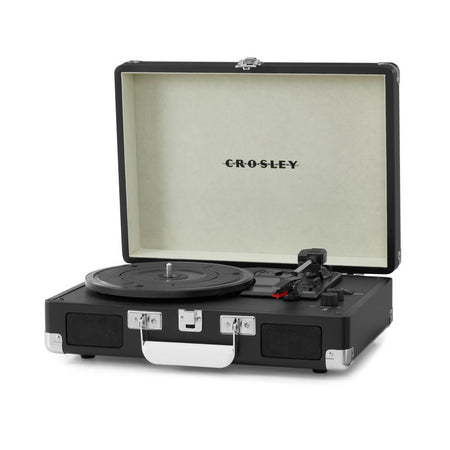 Crosley: Cruiser Plus Vintage 3-Speed Bluetooth In/Out Suitcase Vinyl Record Player Turntable - Chalkboard - CR8005F-CB [Electronics] Electronics Crosley