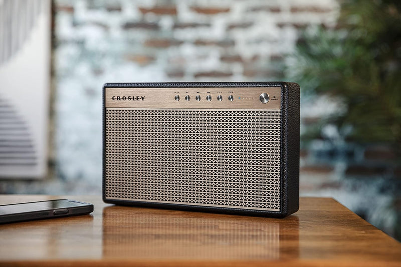 Crosley: Montero Portable Rechargeable Bluetooth Speaker - Black - CR3112A-BK [Electronics] Electronics Crosley