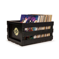 Crosley: Record Storage Crate - Black - AC1004A-BK [Electronics] Electronics Crosley