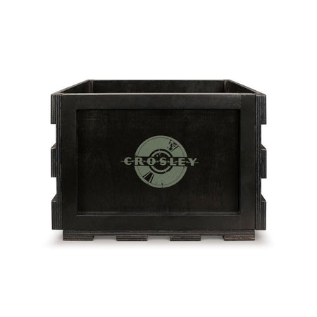 Crosley: Record Storage Crate - Black - AC1004A-BK [Electronics] Electronics Crosley