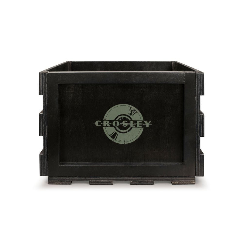 Crosley: Record Storage Crate - Black - AC1004A-BK [Electronics] Electronics Crosley
