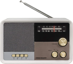 Crosley: Tribute Vintage AM/FM Bluetooth Radio - White Sand - CR3036D-WS [Electronics] Electronics Crosley