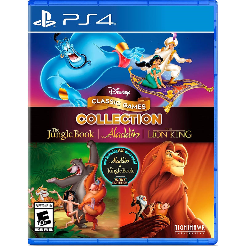 Disney Classic Games: Aladdin and Lion King and Jungle Book [PlayStation 4] PlayStation 4 Video Game Nighthawk Interactive